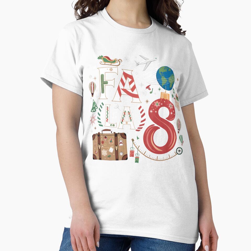 FA (LA)8 Math Teacher Christmas Music Gifts For Teachers Men Women Girls Boys by TravelofArtist