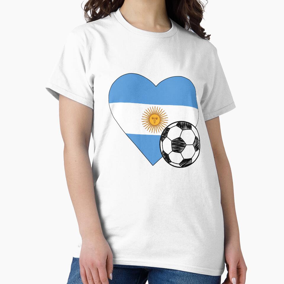 Argentina Soccer Heart Design by FinalScoreClub