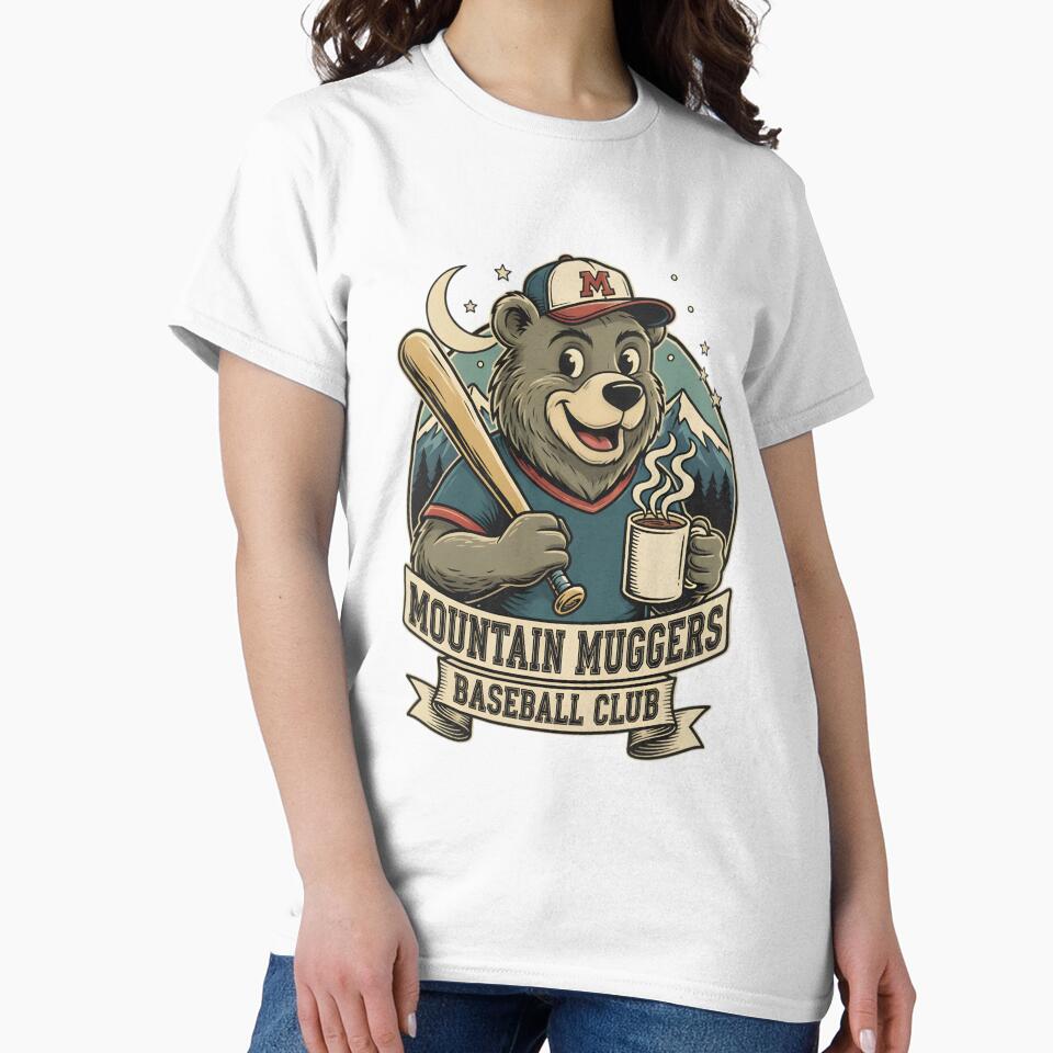Mountain Muggers Baseball Club by Infinite Art Lab