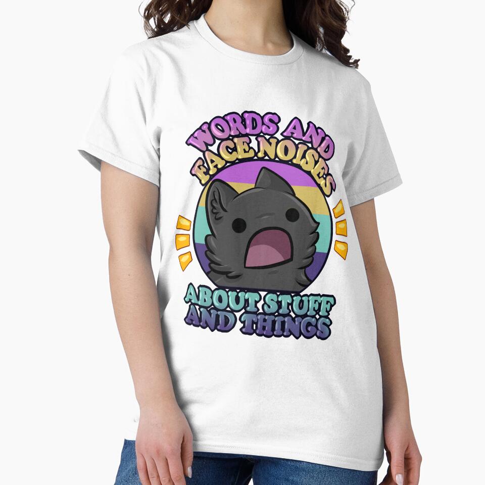 Funny ADHD Cat Shirt - Neurodivergent Humor - Chaotic Black Cat Goth Graphic - Alt Gamer Meme by ZomBPoofy