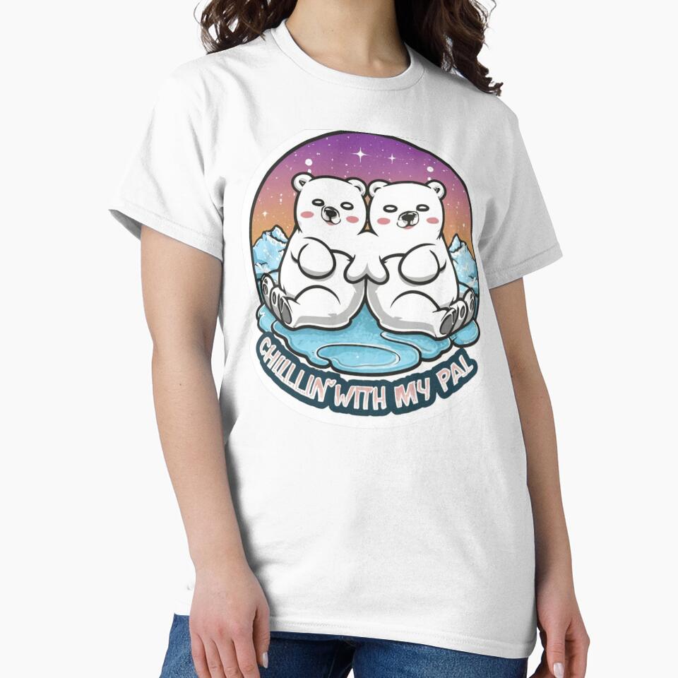 Polar Bear: Chillin with pal by OceanProtec