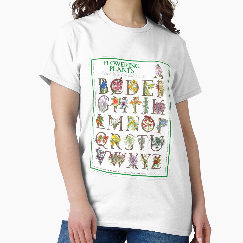 Flowering Plants A to Z Design by Bob Carington by artmythica