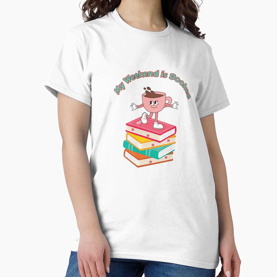 My Weekend is Booked | Retro Coffee and Books by Rose Collection Shop