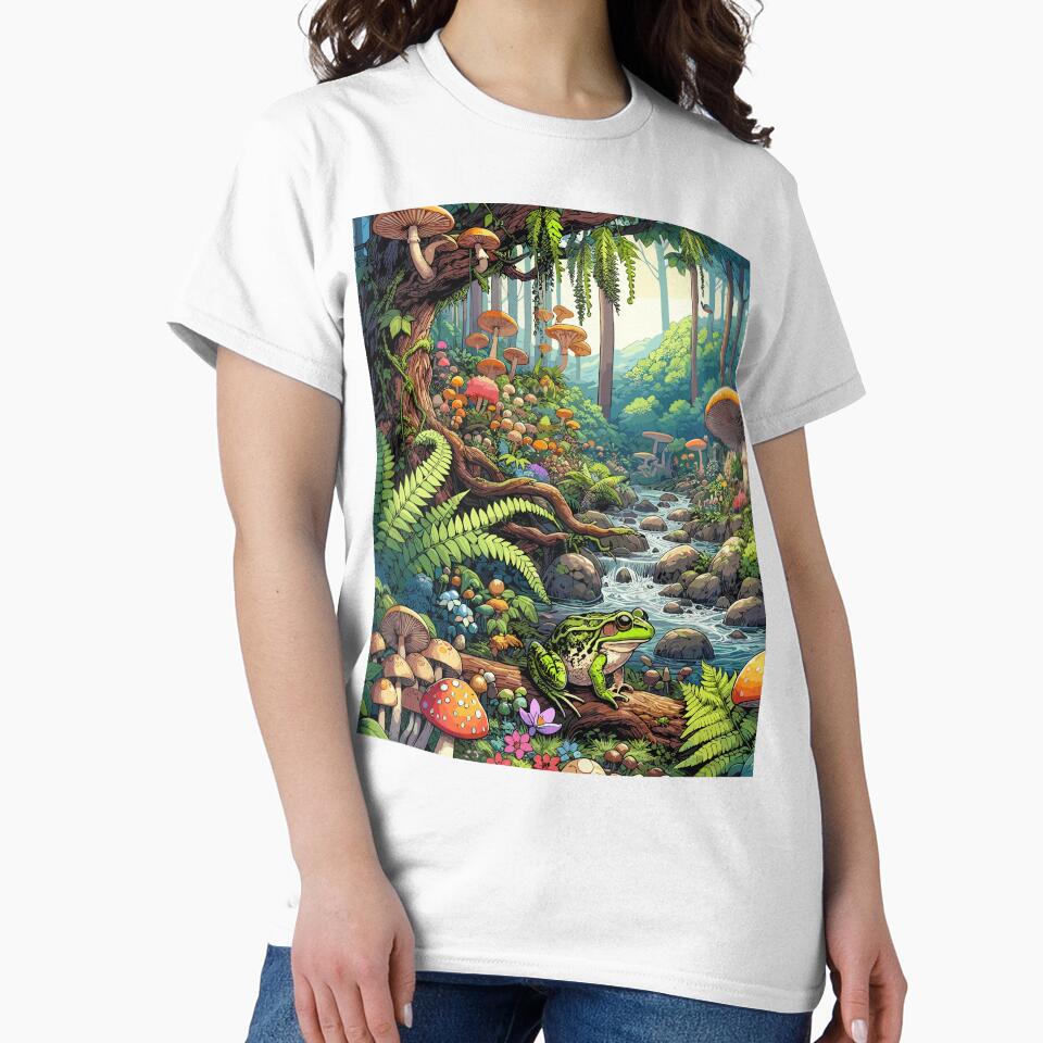 Goblincore Enchanting Forest River by RayCrimson