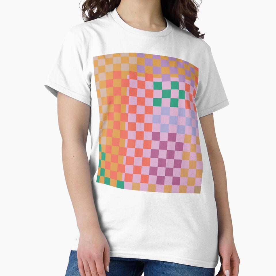 colorful checkered pattern by B-outfiters