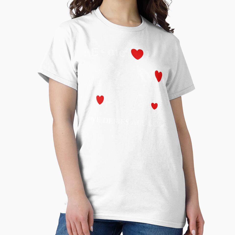 Love Defies All Logic Funny Valentine Science Equations by Emmatshirt1