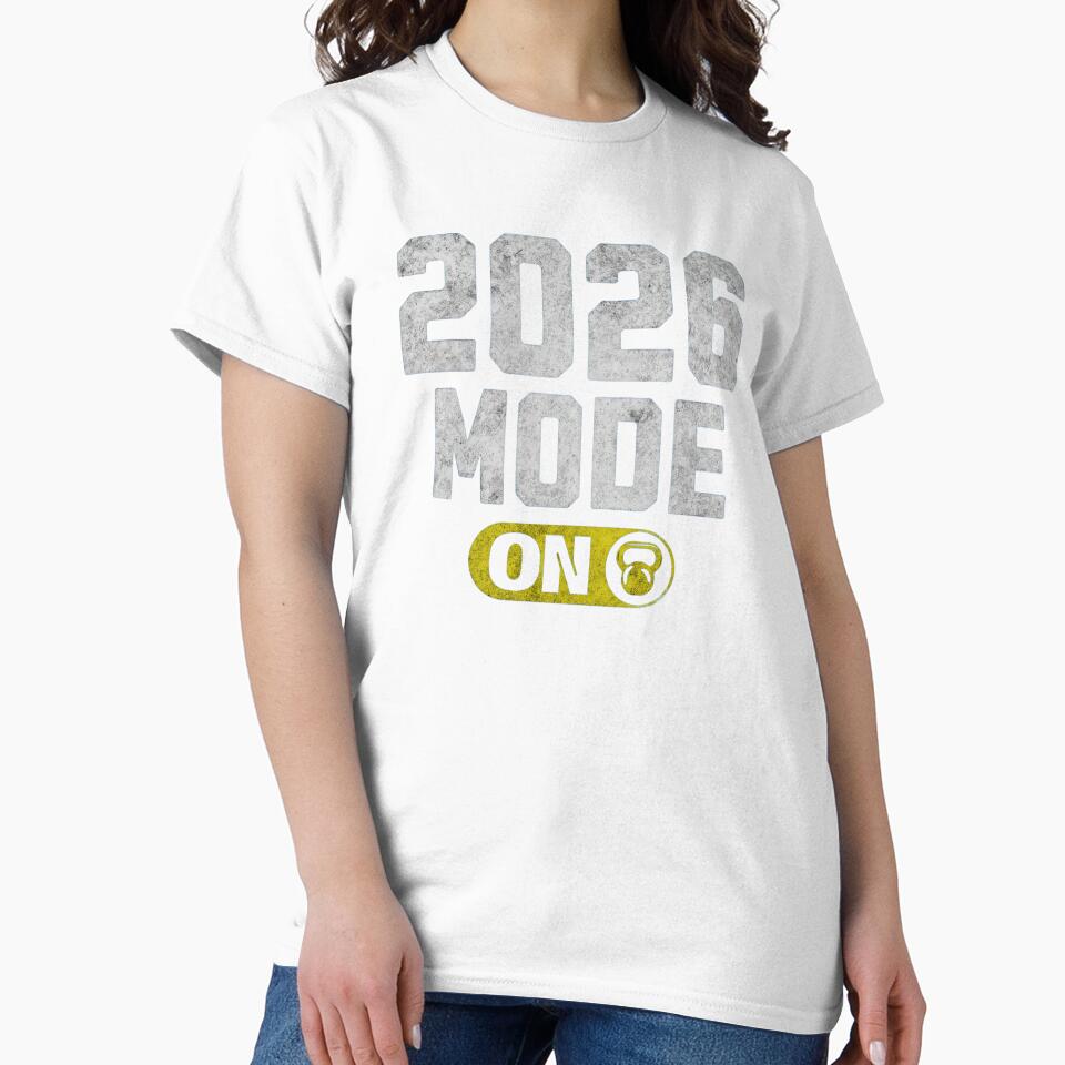 2026 Mode On Funny Fitness Kettlebell Art by GrafTeesLab