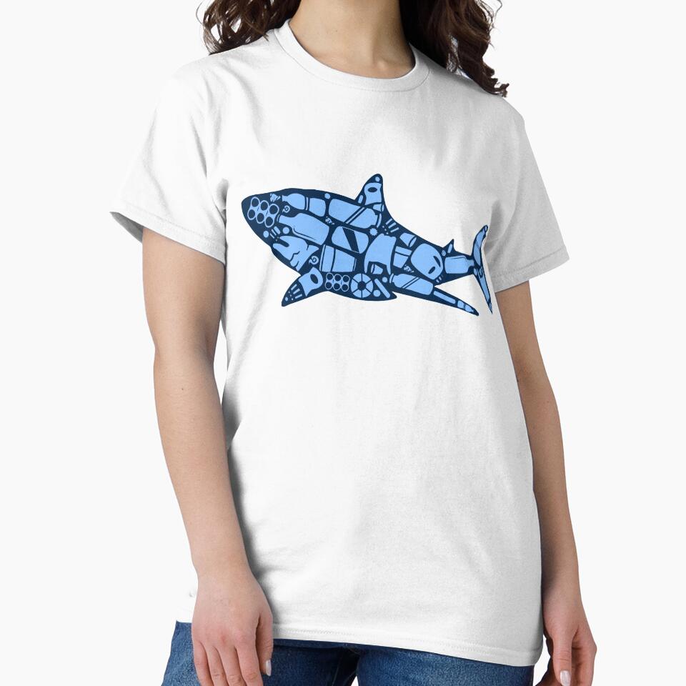 Plastic Shark- Blue by ThePlanetShop