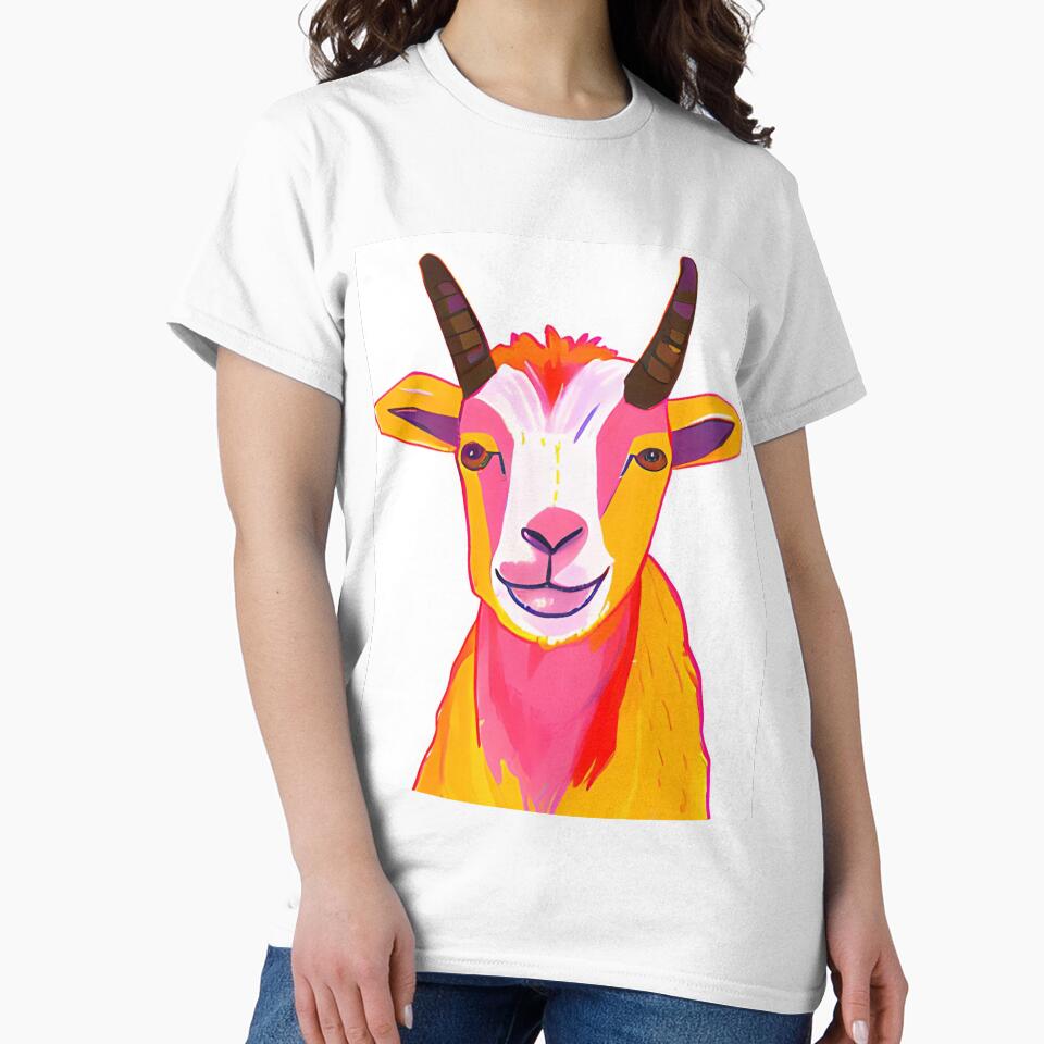 Happy Goat by Inspirely