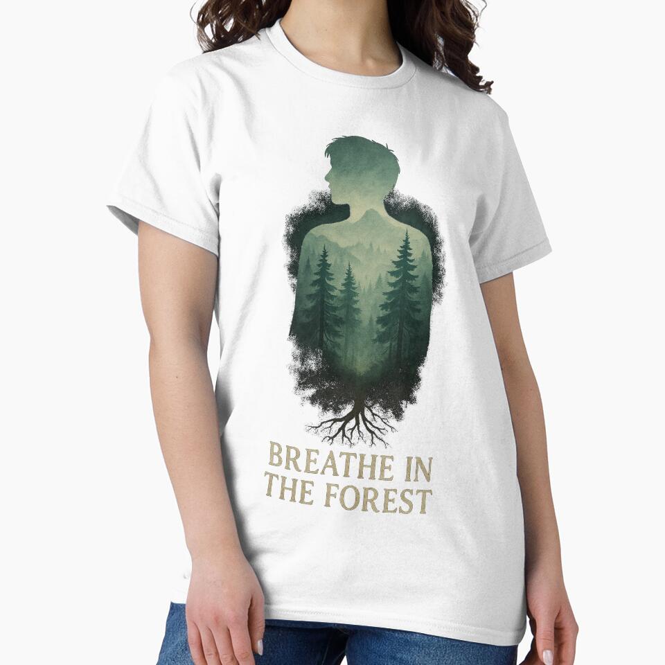 Breathe In the Forest – Nature Within Silhouette by The Midnight Fiber