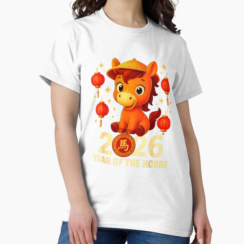 2026 Year Of The Horse Chinese Zodiac Lunar New Year by MerchDeviant