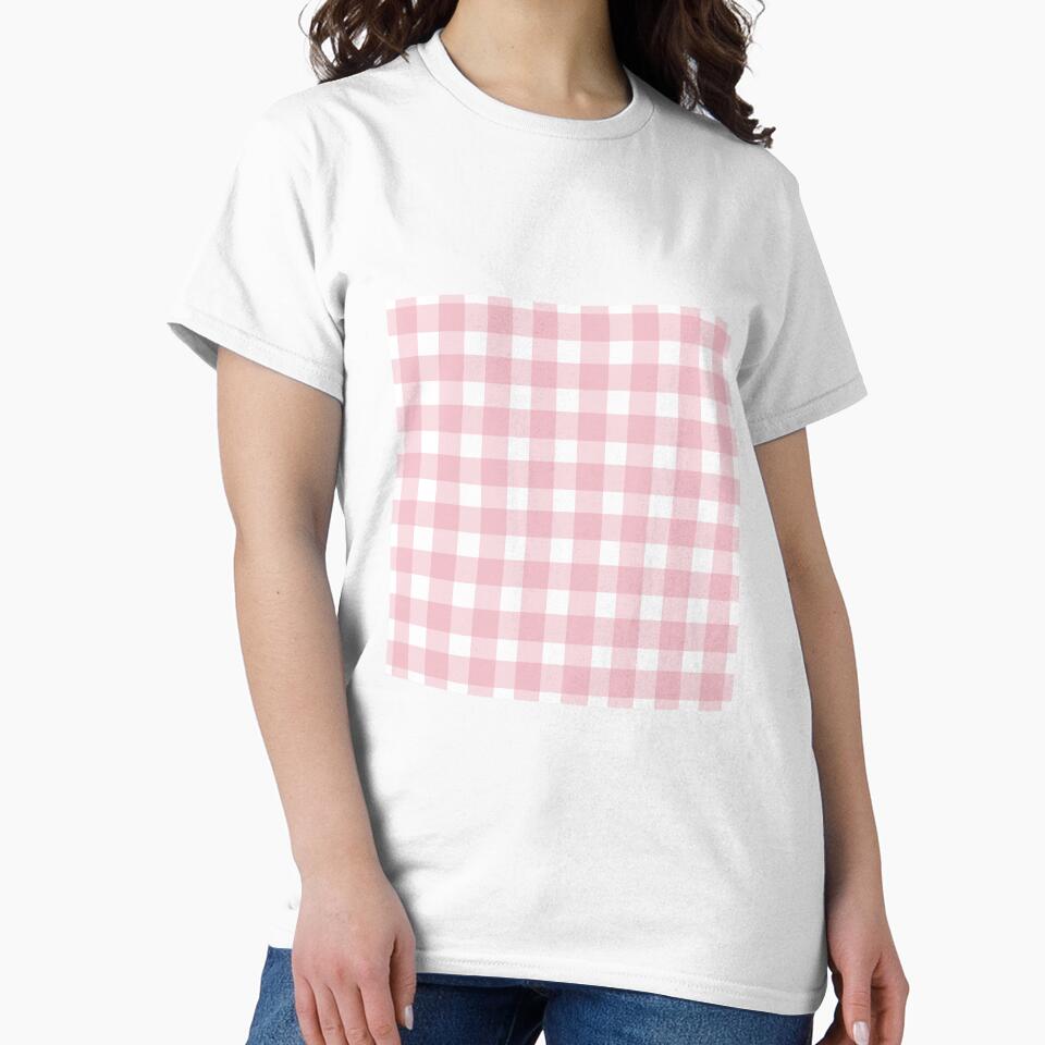 Pink strawberry shortcake gingham by Caitlinruthart