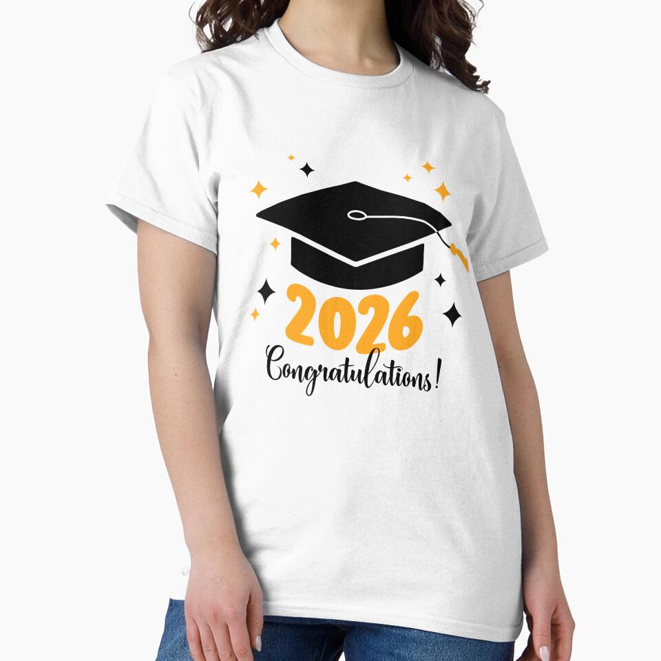 Class of 2026 Congratulations. Graduation Print, Cute School Grad Design by AnnaVioletStore