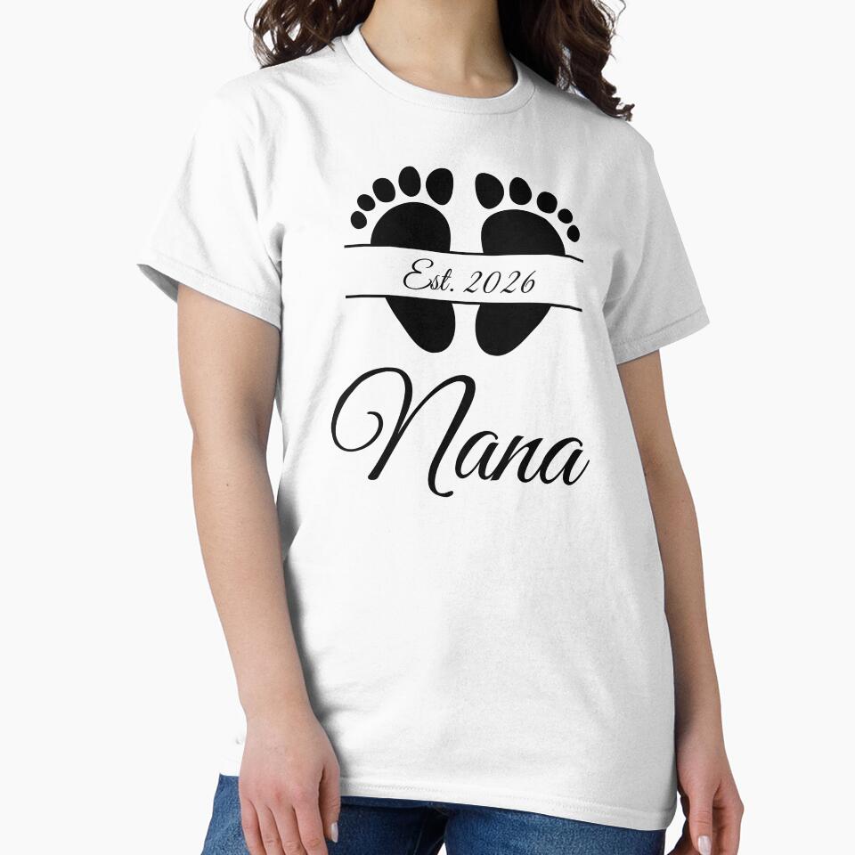 Nana Est. 2026 with Footprint Design by JeweledDesigns