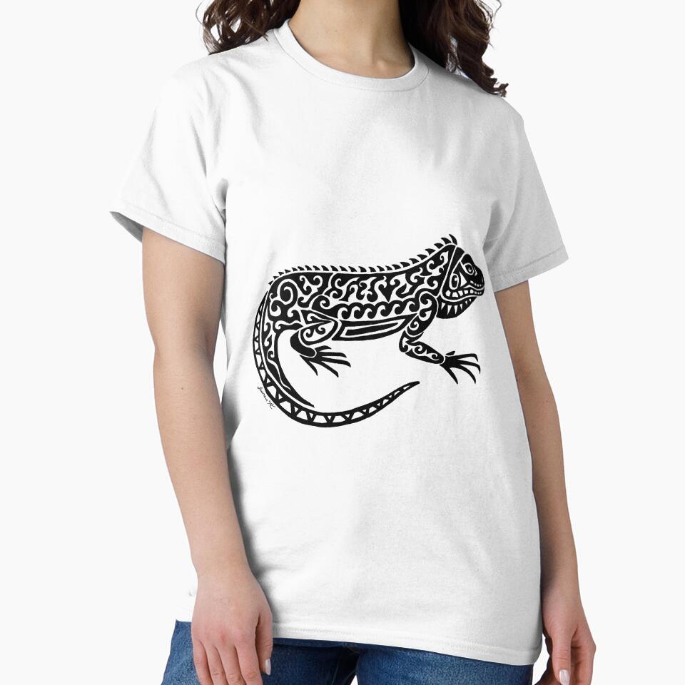 Lesser Antilles Iguana Tribal Design by KitayamaDesigns