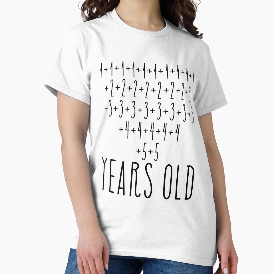 Awesome Simple Math 80th Birthday Shirts For Men and Women by jcorres