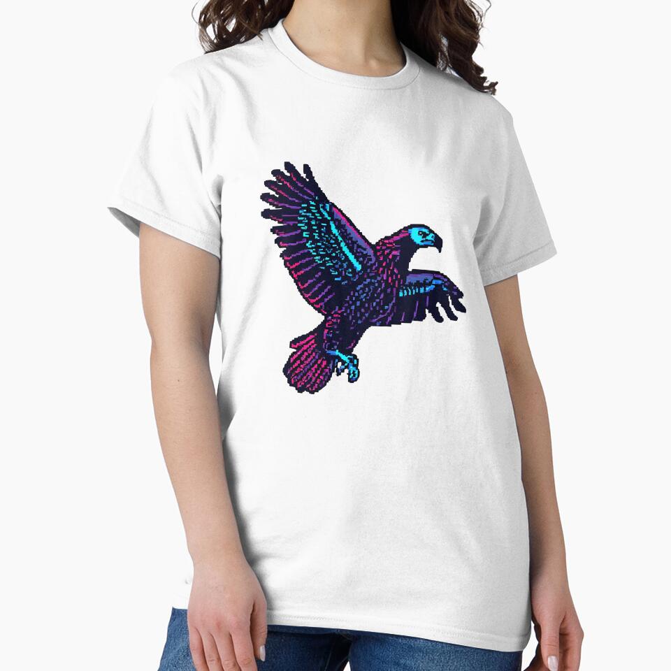 Cool Vulture Pixel Art by Glitch Beast Pixel Art