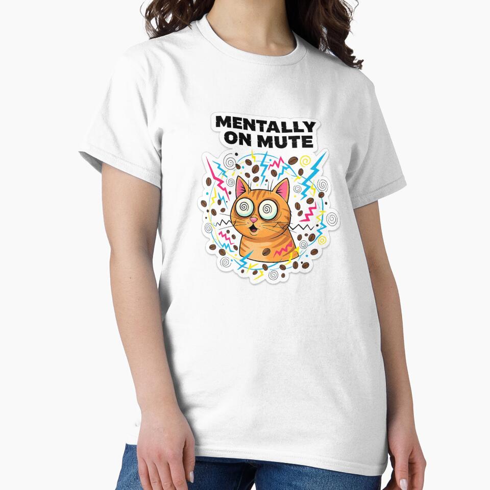 Funny Overstimulated Cat Meme Sticker by Gentlestate