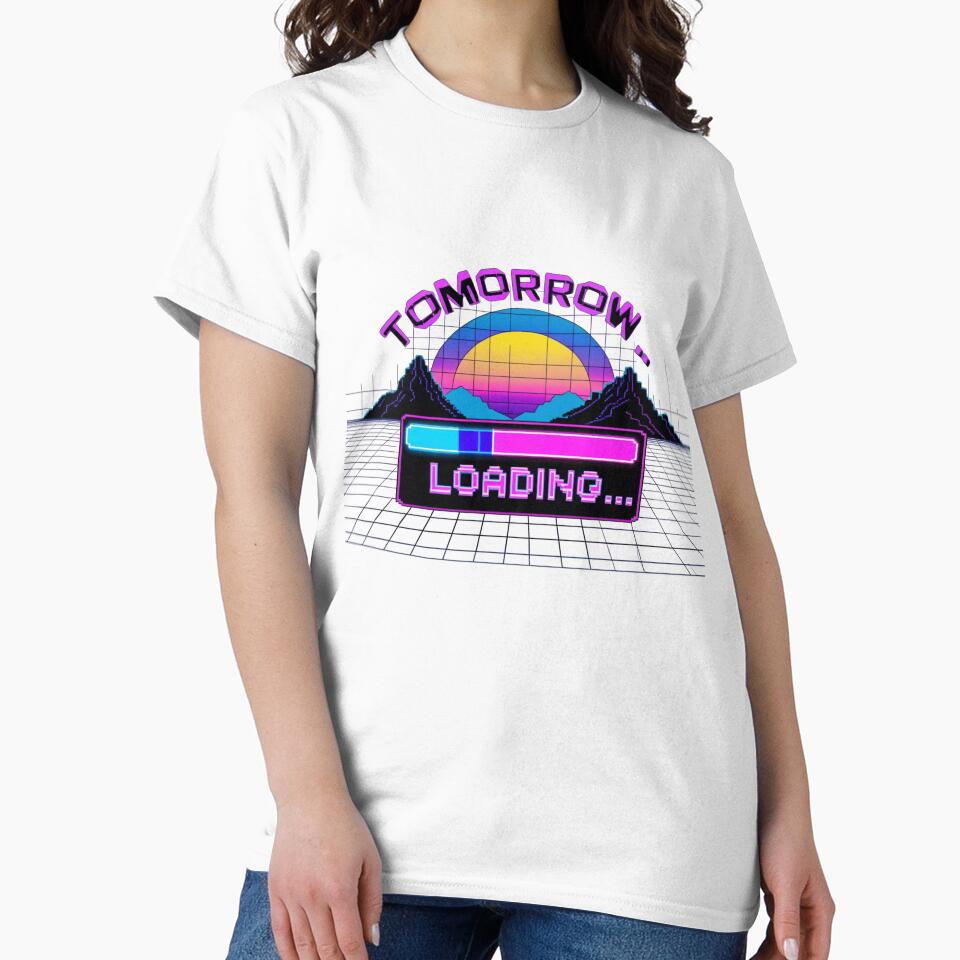 Cyber Sunset Text by Wearable Prints