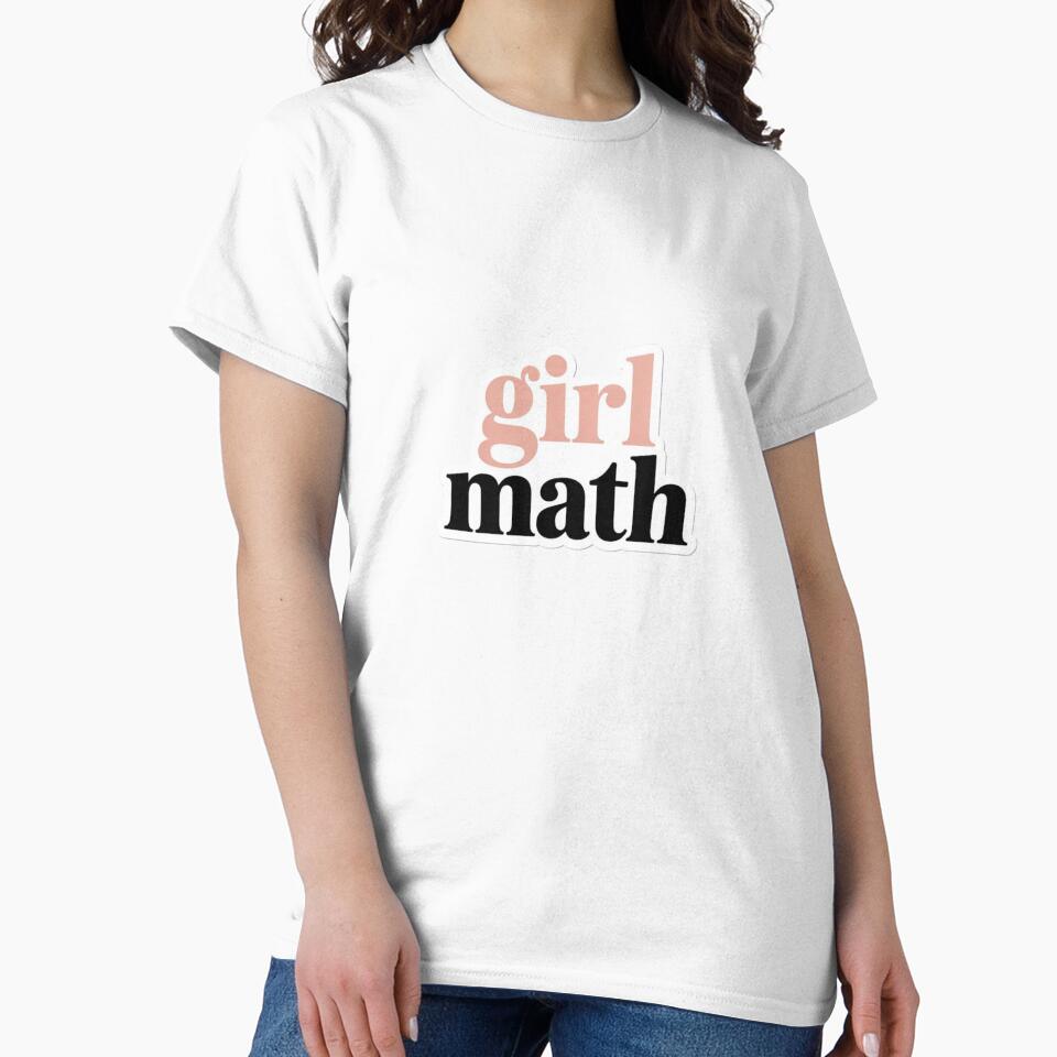 Girl Math Funny Quote Trendy Aesthetic by Studioyasmin