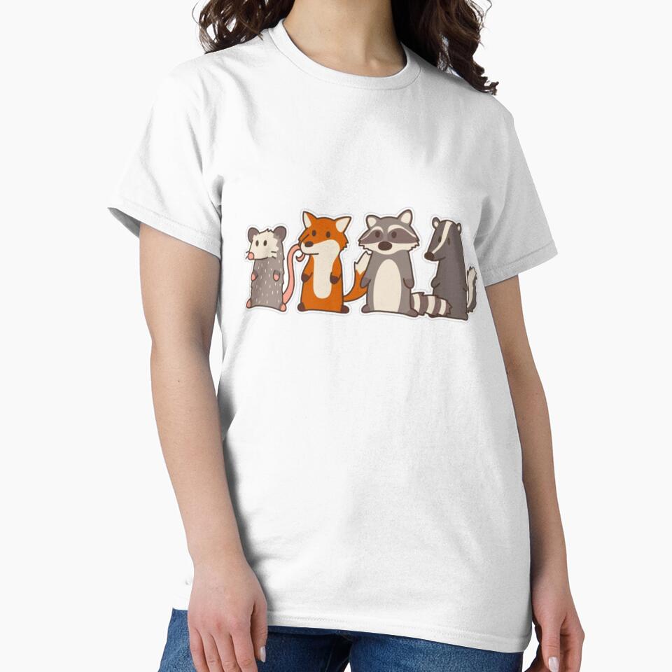 Opossum Raccoon Fox Skunk Design - Protect the Street Cats by Made By Meg