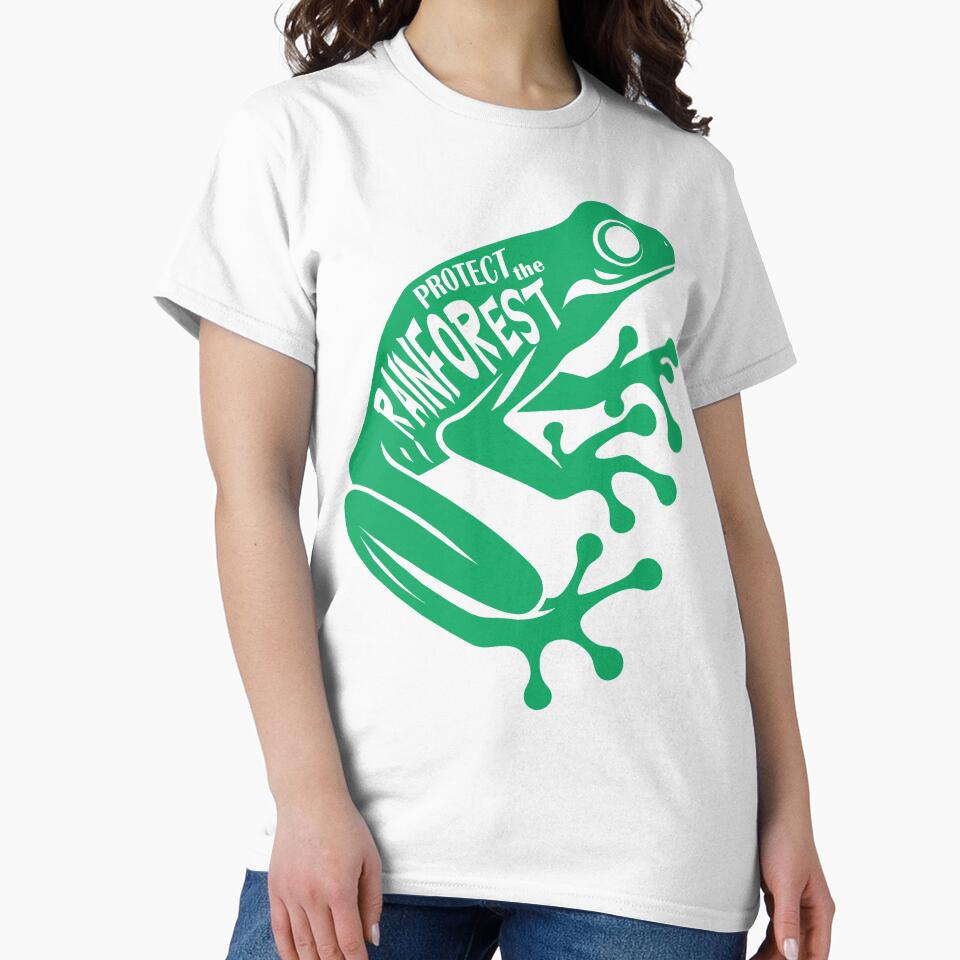 Protect the rainforest - Dart frog green by PrintSoulDesign