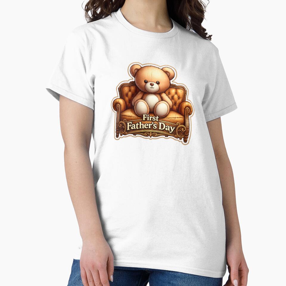 Vintage Bear First Fathers Day 2026 by Grump and Co