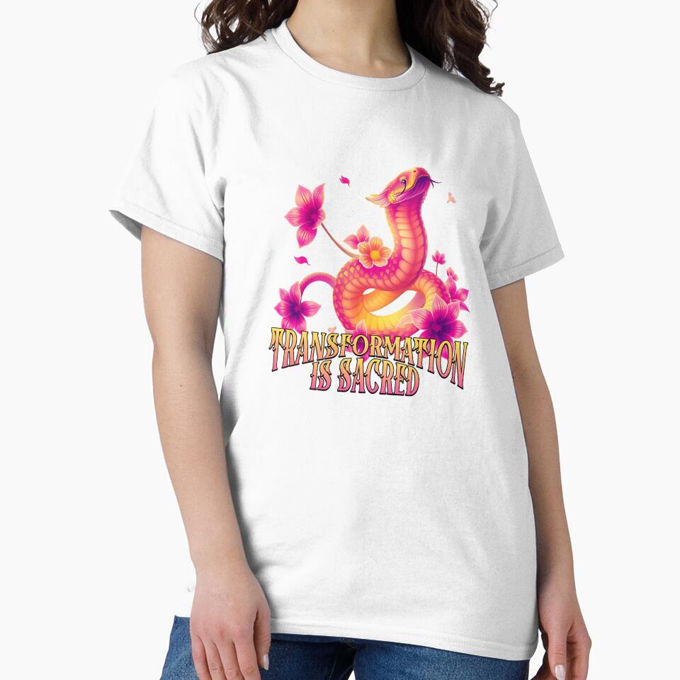 Transformation Is Sacred by Paw Print Tee