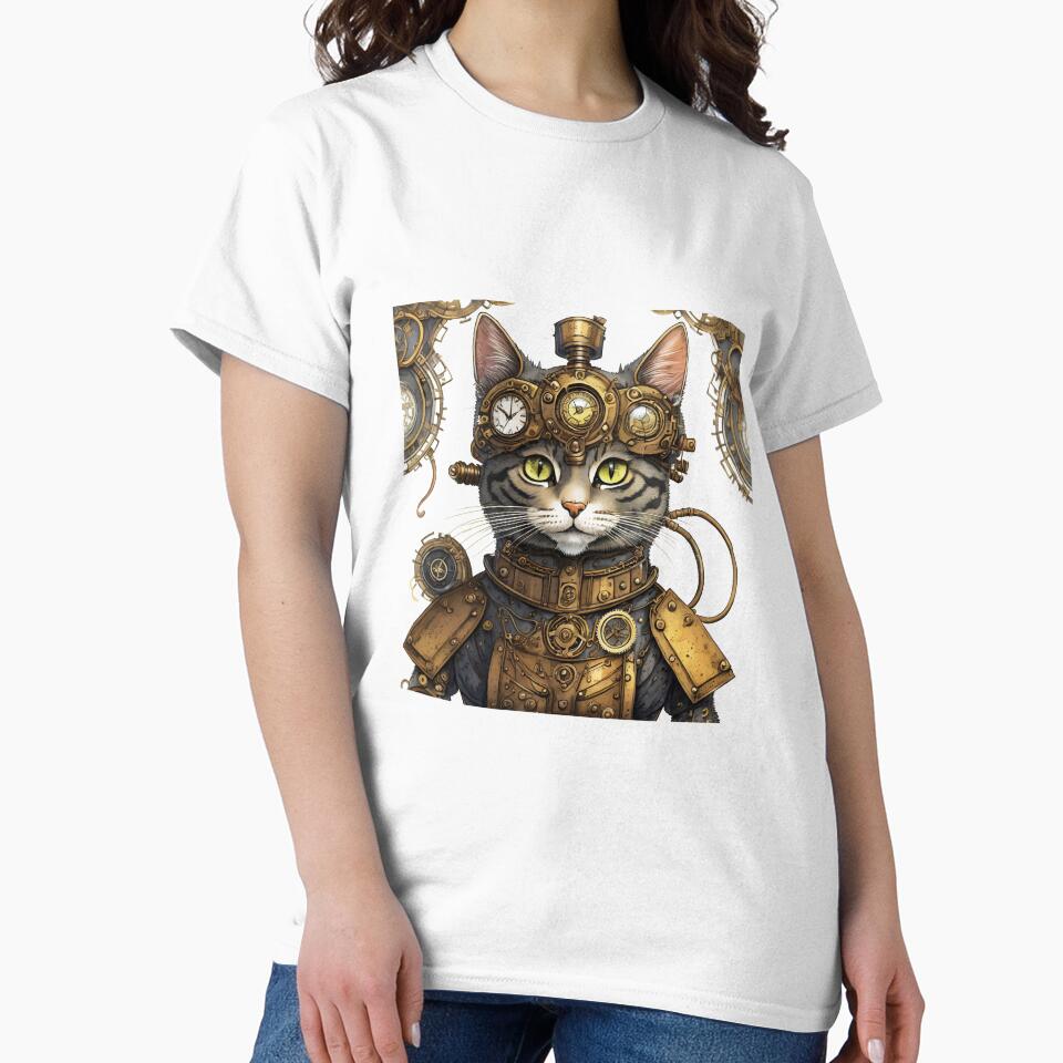 STEAMPUNK STYLE CAT by cubiask