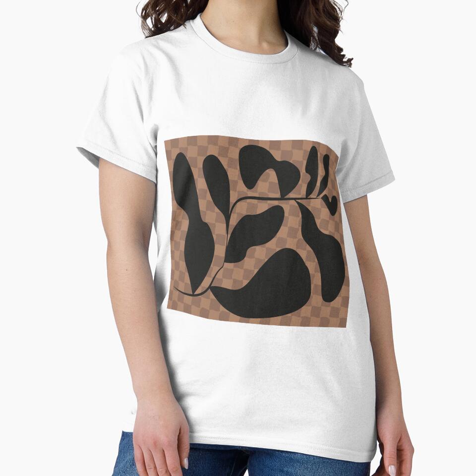 Brown aesthetic abstract plant by B-outfiters