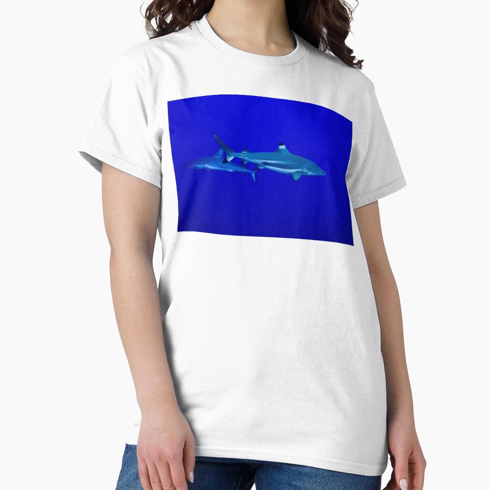 Guardian Sharks in the blue ocean by tank200bar