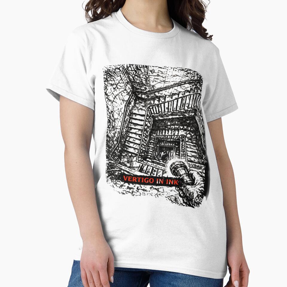 Endless Stairwell Vertigo Analog Horror Ink by CLOUTKULT