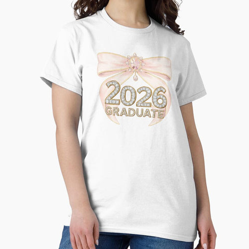 2026 Graduate with Pink Bow & Diamonds by JeweledDesigns
