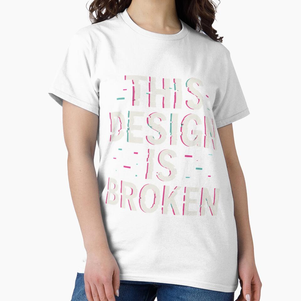 This Design Is Broken | Anti-Design Glitchcore Typography by Jocamedahub