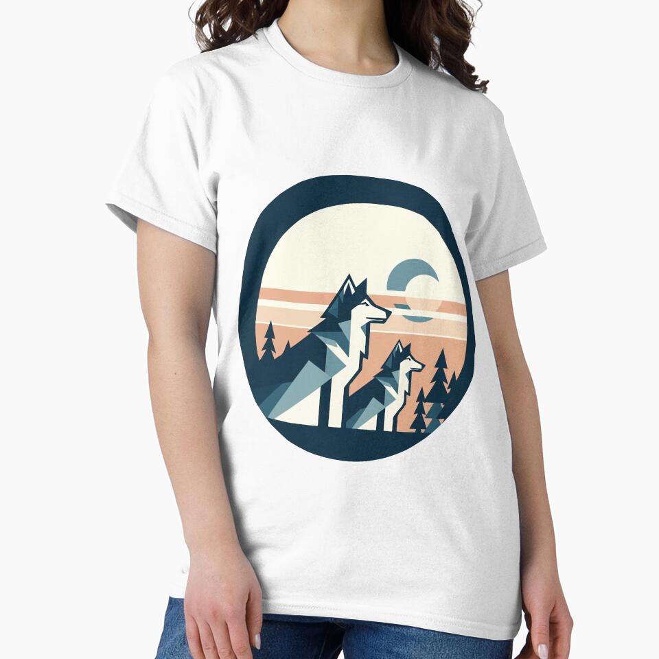 WOLVES AT THE MOON | Protect wildlife, animals lovers by That Dream Store