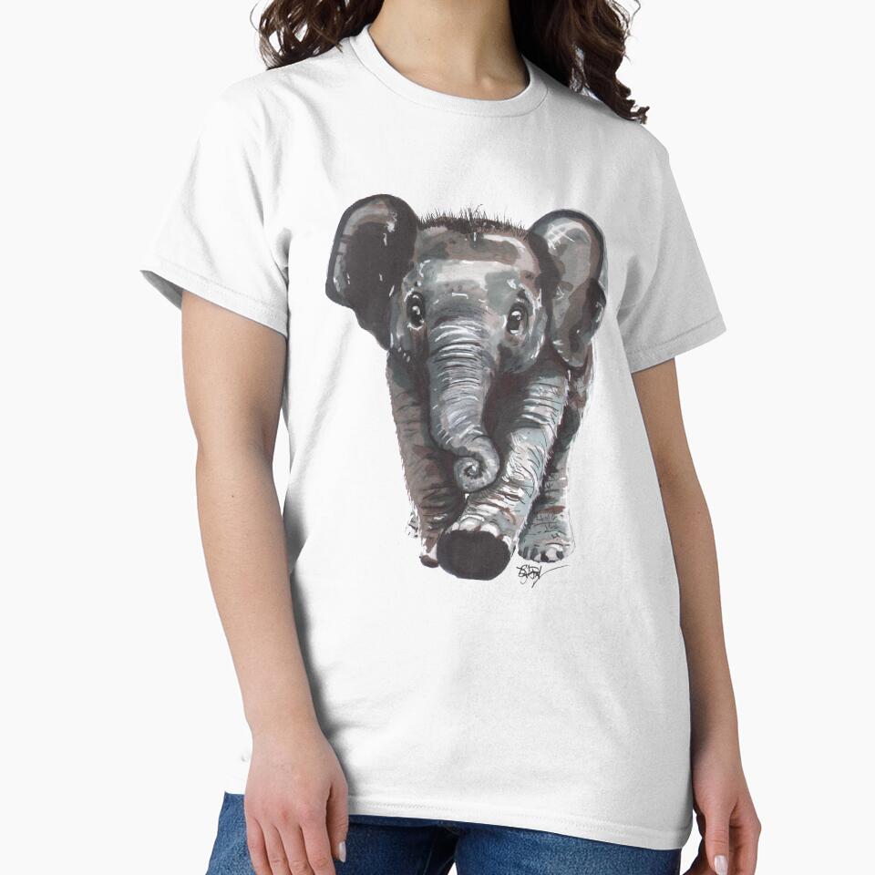 Baby Asian Elephant by Brian James Fichtner