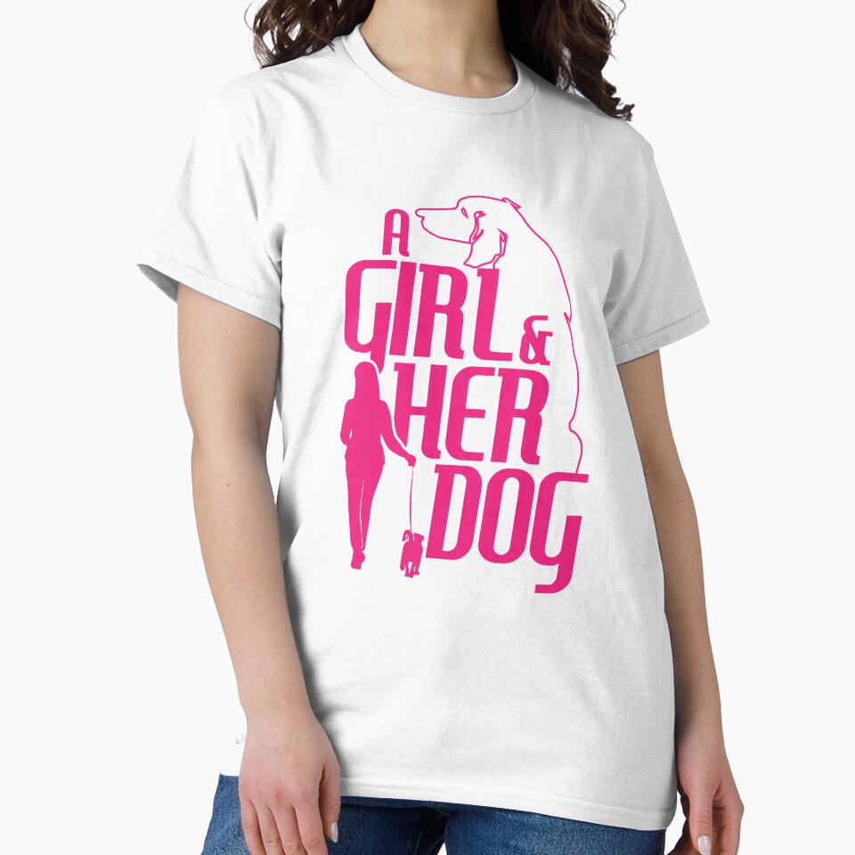 A girl And Her Dog by Paw Love