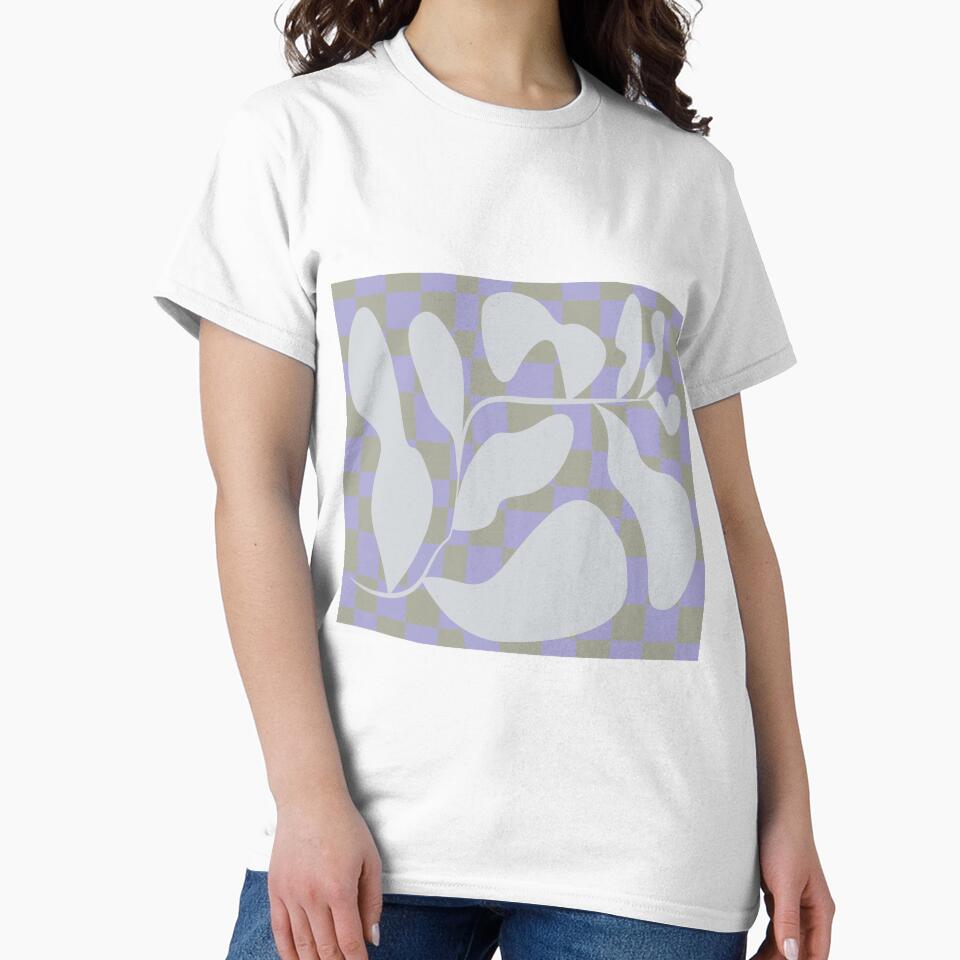 abstract plant lavander art by B-outfiters
