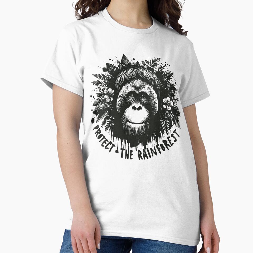 Protect the rainforest - Orangutan by PrintSoulDesign