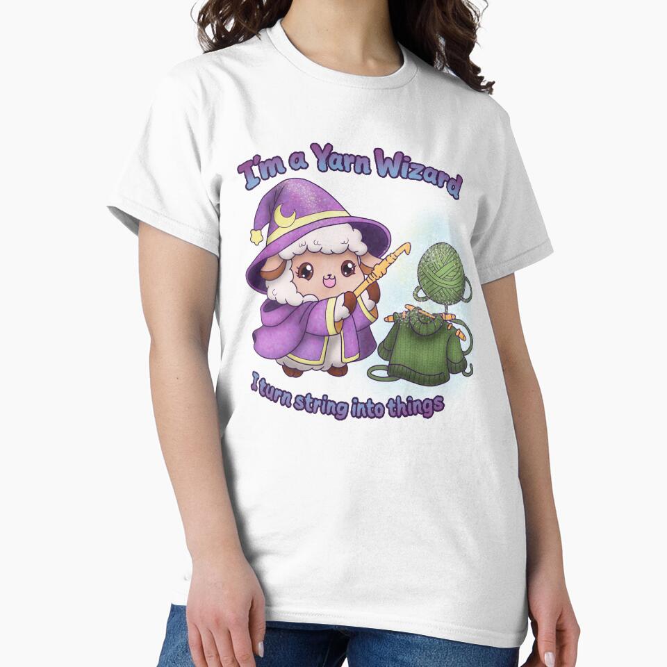 I’m a Yarn Wizard – Knitting Magic Craft by DerpCat Sketches
