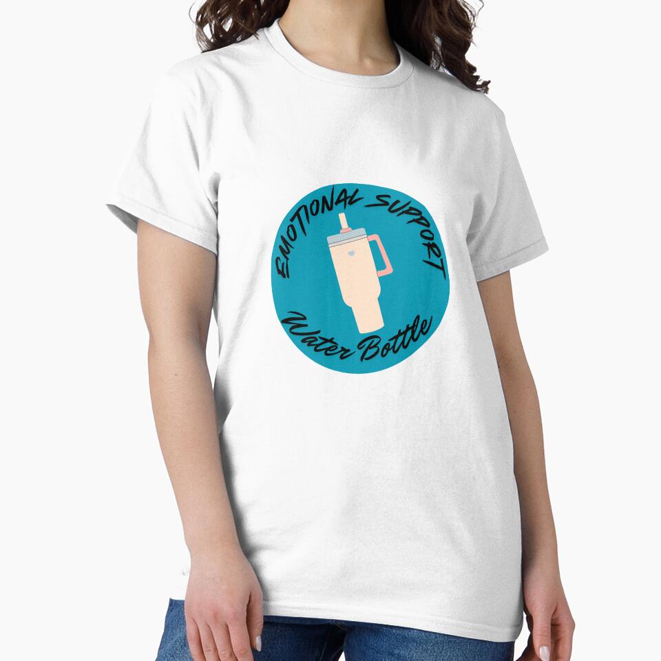 Emotional support water bottle, blue by Evelyn Designs
