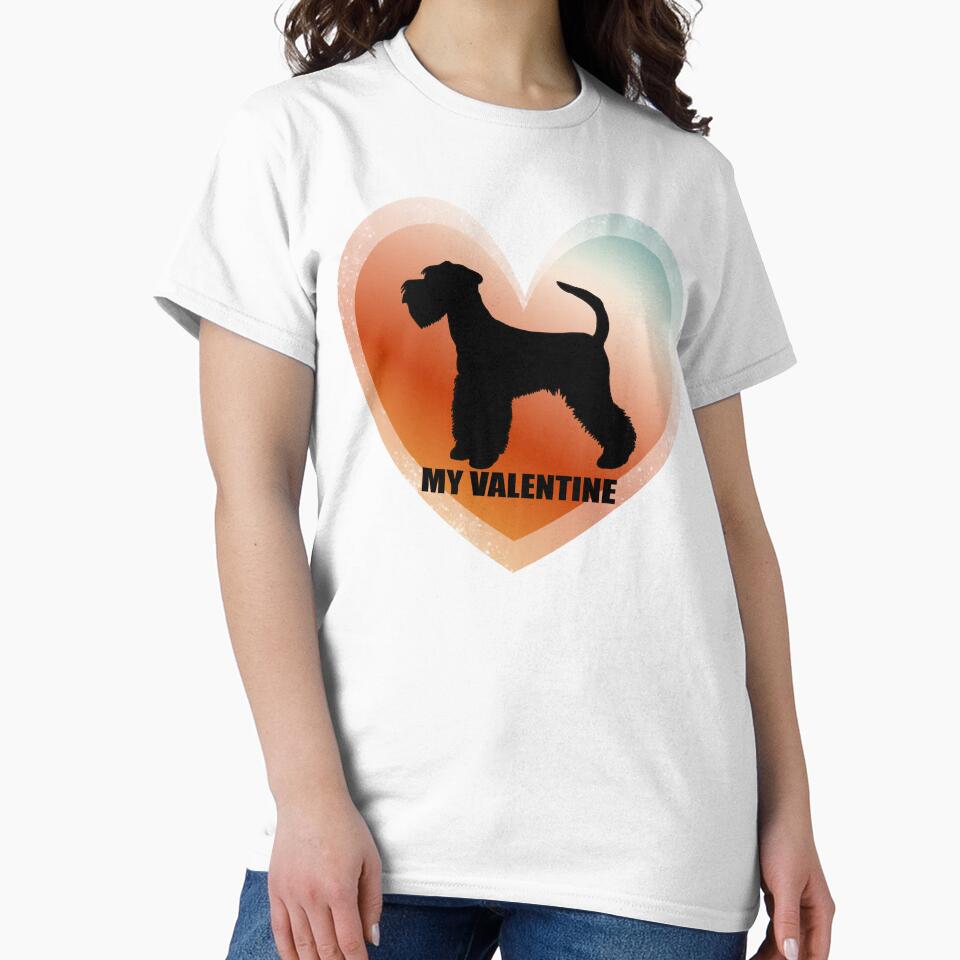 My Valentine Schnauzer Retro Style Pastel by hemp3x