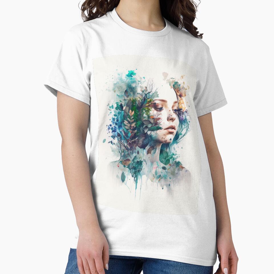 Nature is Healing painting Girl by simofaouzi