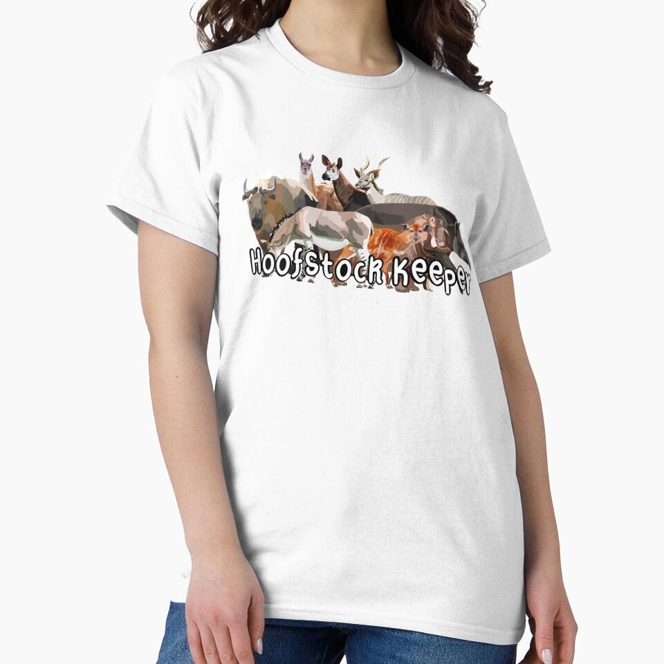 H is for Hoofstock Keeper,Hoofstock Keeper Design – Dedicated Care of Ungulates and Exotic Hoofed Mammals Artwork by PrettylittlepastelUk