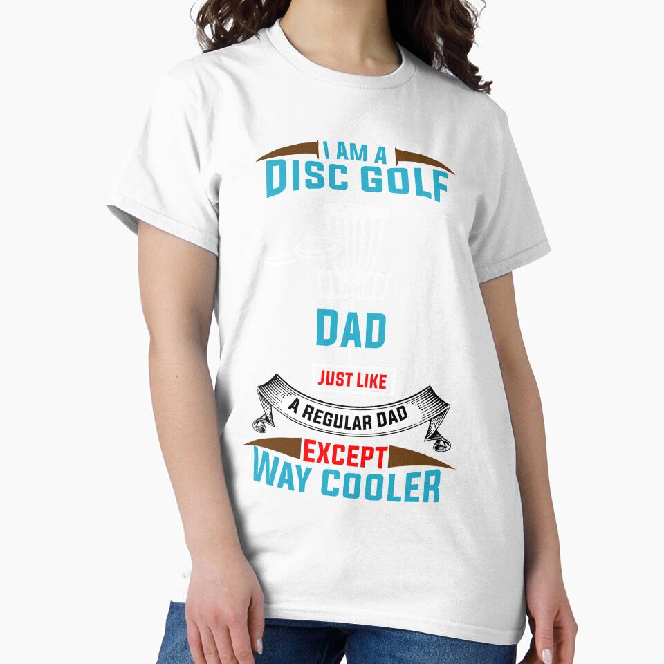 Funny Frolf Frisbee Disc Golf Dad Shirt by mrsmitful