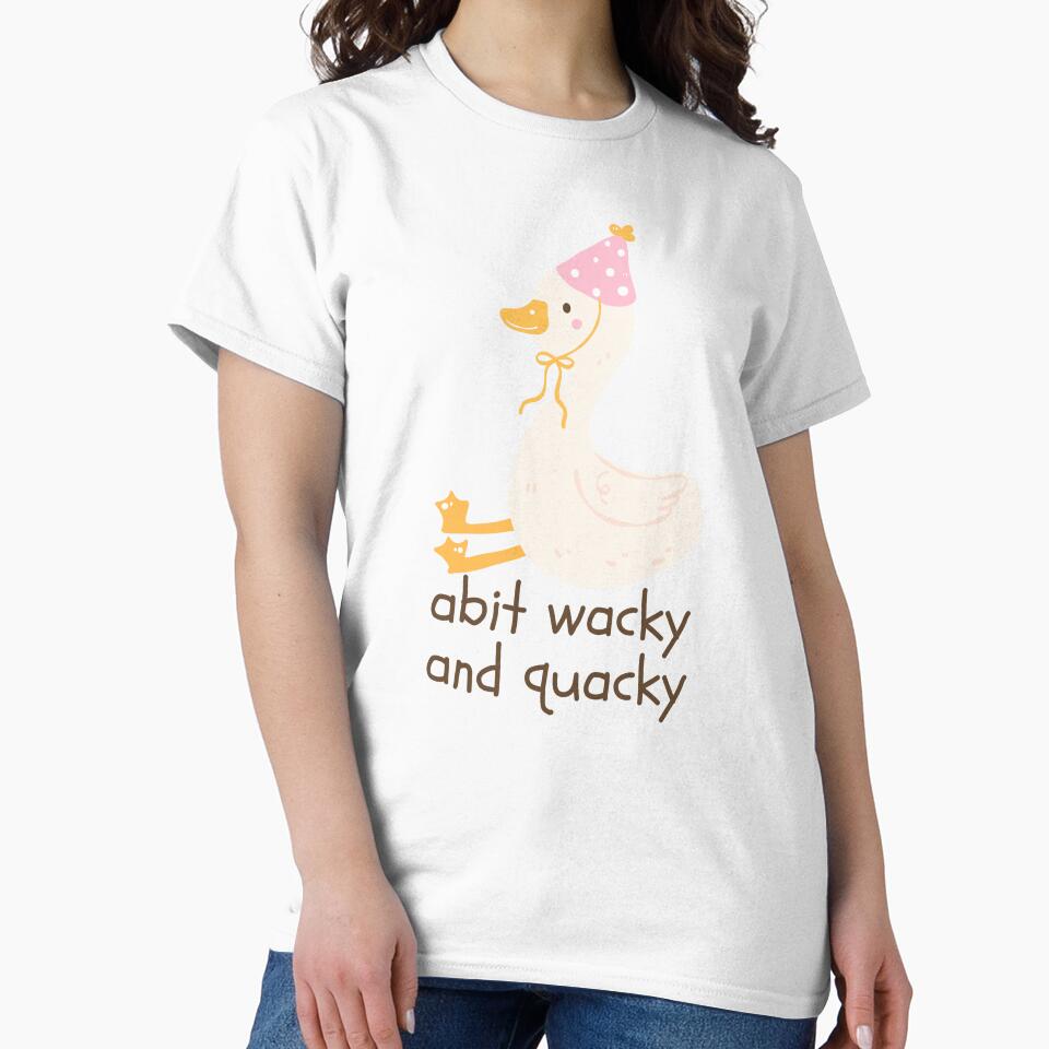 Abit Wacky and Quacky – Silly Goose in a Party Hat by A Little Unhinged