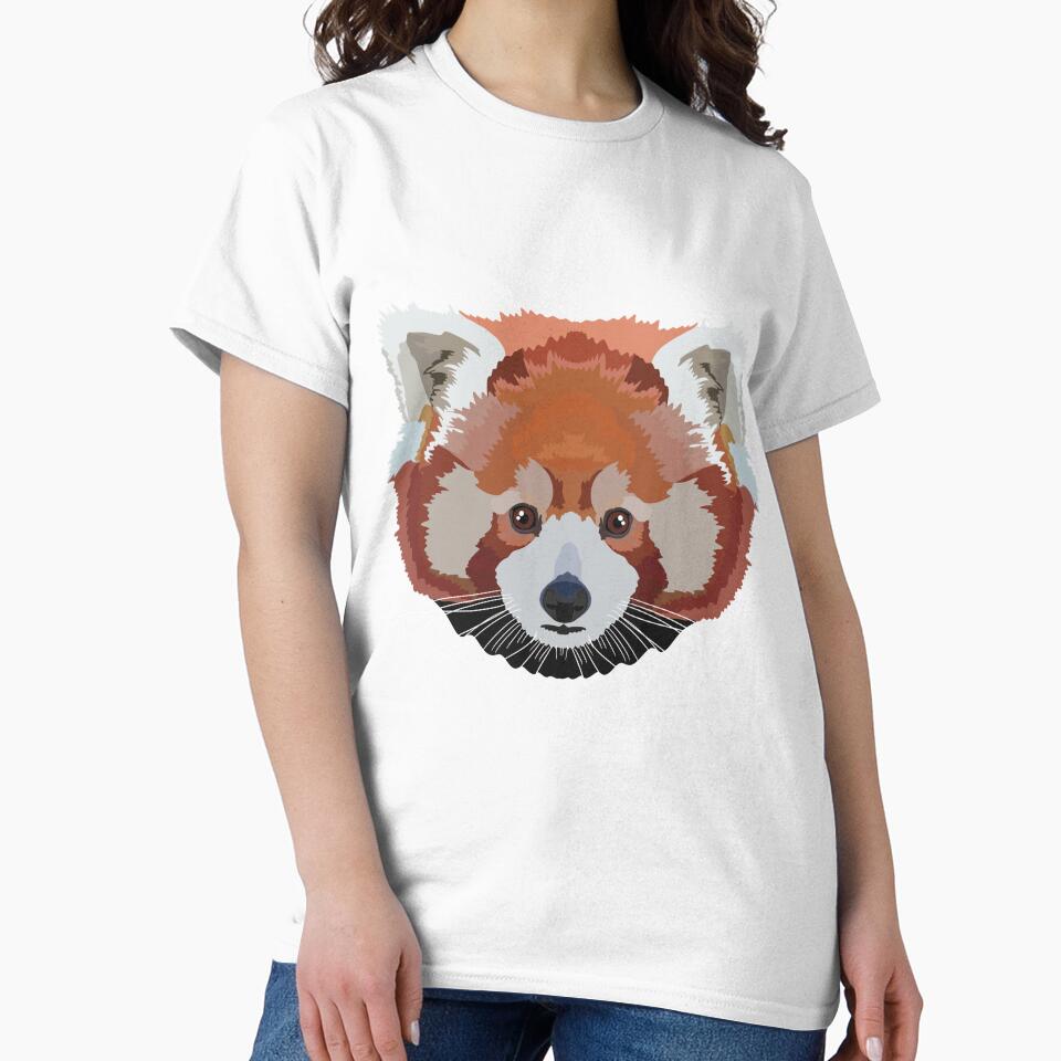 R is for Red Panda,Red Panda Illustration – Adorable and Playful Forest Mammal Artwork by PrettylittlepastelUk