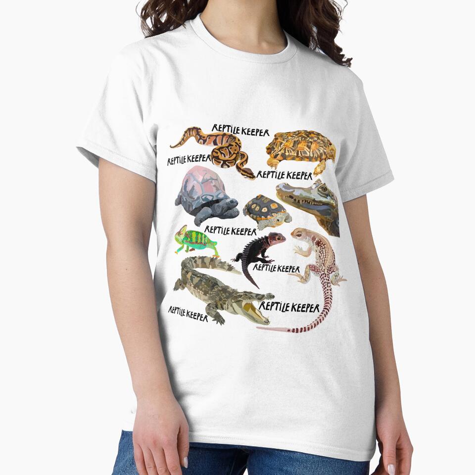 R is for Reptile Keeper,Reptile Keeper Design – Dedicated Care and Conservation of Exotic Reptiles Artwork by PrettylittlepastelUk