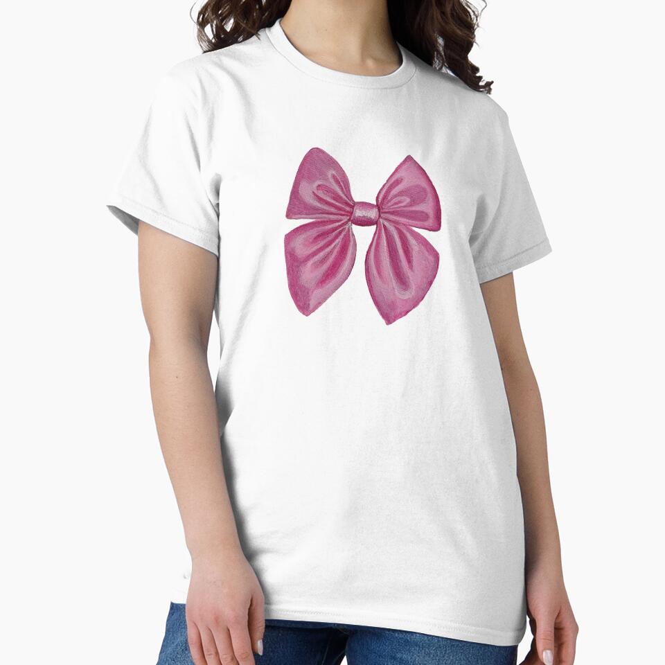 Pink Coquette Bow | Acrylic Painting by rassroft