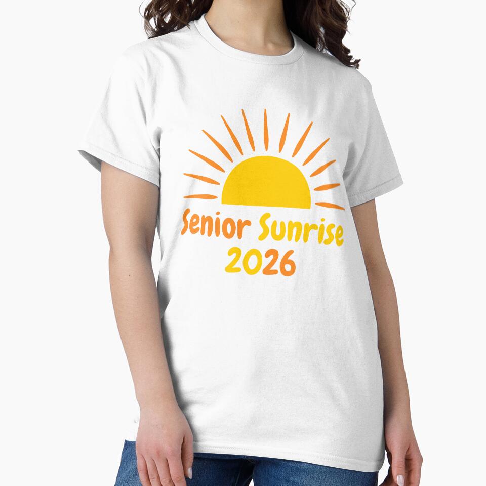 Senior 2026 Senior Sunrise Shirt, Class of 2025 Retro Senior Tshirt, 2026 Grad Gift, Seniors Tee, High School Senior, Senior Graduation Gift by VainPro